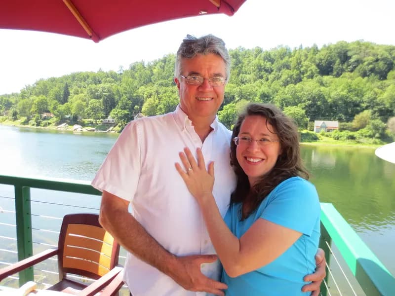 Jennifer and Bob together